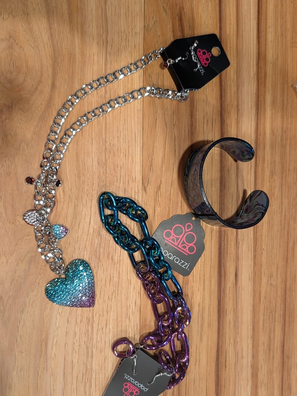 Paparazzi Teal to Purple Ombre Jewelry Set